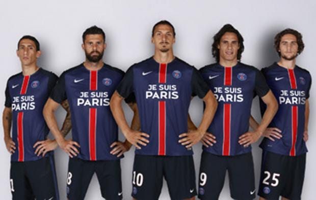 Paris Saint Germain Players Will Wear Special Shirts To Honour The Paris Victims Www Psg Fr Paris Saint Germain Players Will Wear Special Shirts To Honour The Paris Victims Www Psg Fr