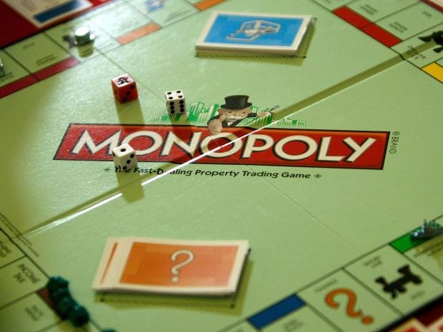 monopoly original english monopoly board