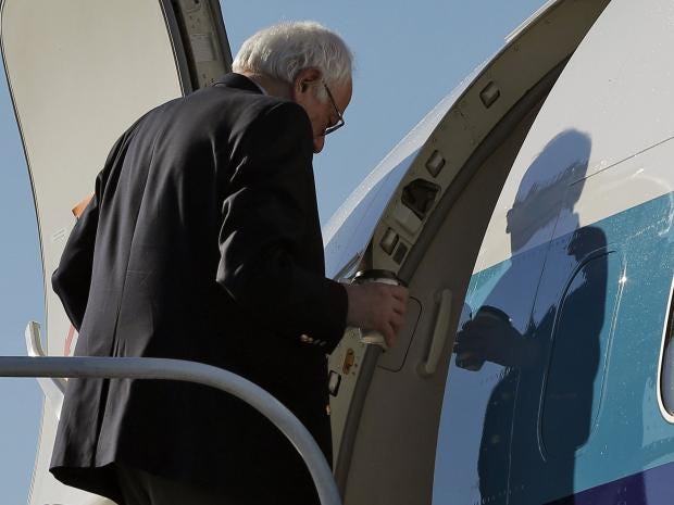 South Carolina Primary: Bernie Sanders flies out of state ...