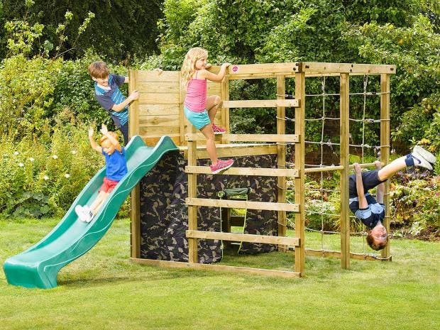 space saving childrens outdoor playsets