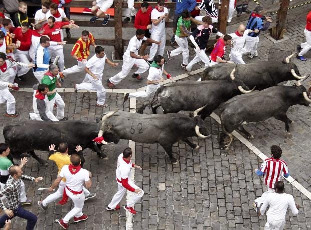 If Your Idea Of Fun Is Running With The Bulls In Pamplona, You Need To 