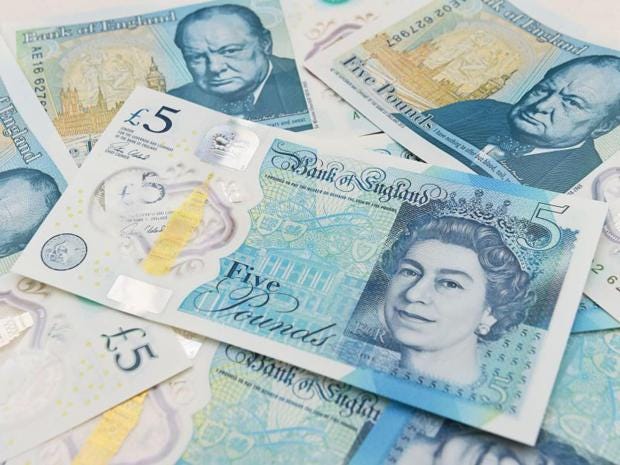 Second rare five pound note is found in the Borders Second rare five pound note is found in the Borders