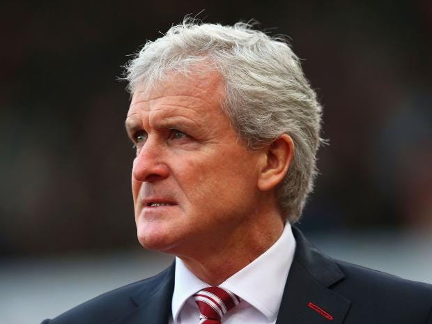 Arsenal vs Stoke: Mark Hughes cuts press conference short ...