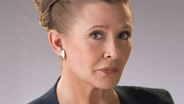 Carrie Fisher's brutally honest take on being an older ...