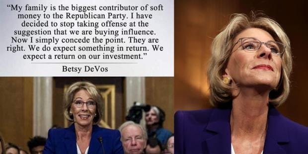Image result for betsy devos quotes