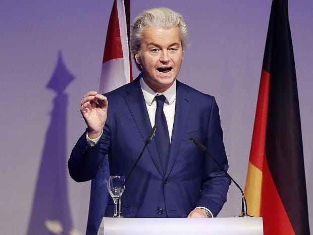 Far-right outcast Geert Wilders vows to 'de-Islamise' the Netherlands after taking lead in Dutch pol Geert-wilders