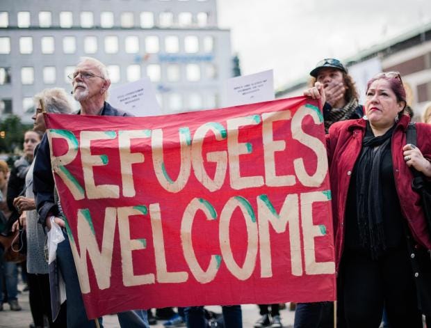 Αποτέλεσμα εικόνας για sweden welcome immigrants