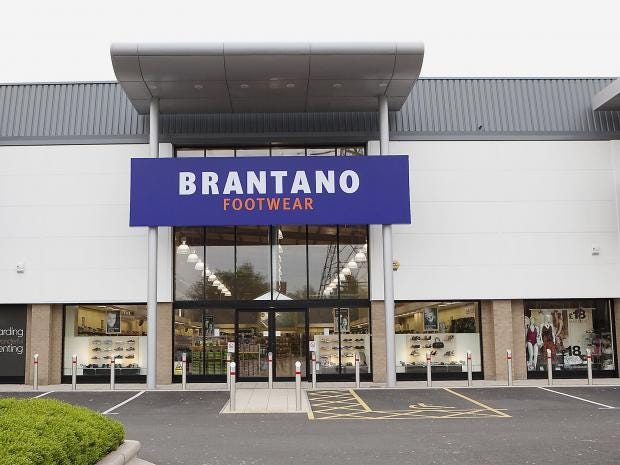 Shoe retailer Brantano enters administration putting more than 1,000 jobs at risk | The Independent Shoe retailer Brantano has... 