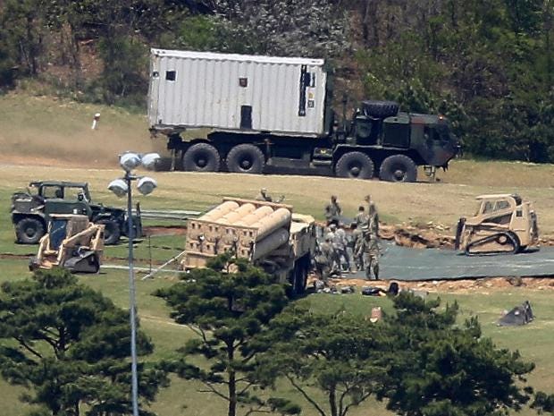 Image result for China tells US to remove anti-missile THAAD system from South Korea amid spying fears