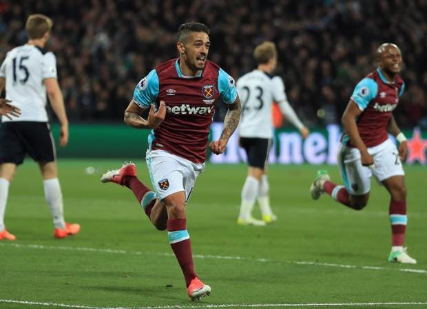 Tottenham stunned as bitter rivals West Ham kill off their Premier League title challenge thanks ...