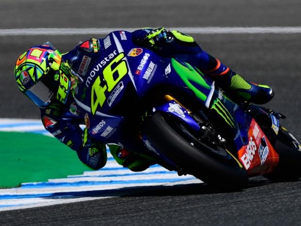 MotoGP: Valentino Rossi 'lucky' to see chequered flag in Jerez after ...