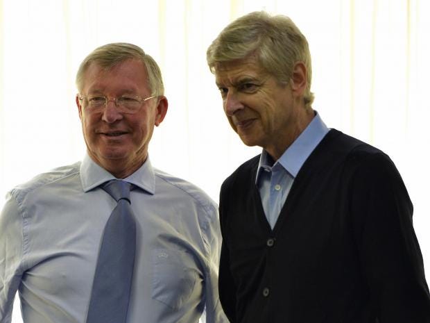 Image result for wenger and ferguson in 2001