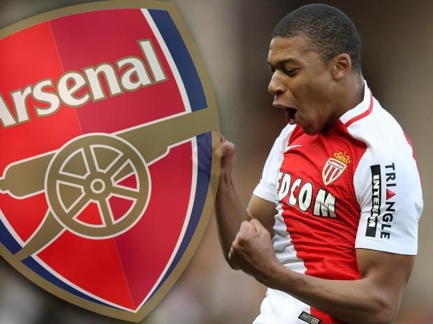 Kylian Mbappe considering Arsenal 'stepping-stone' move ahead of