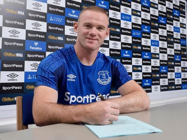 Image result for wayne rooney everton