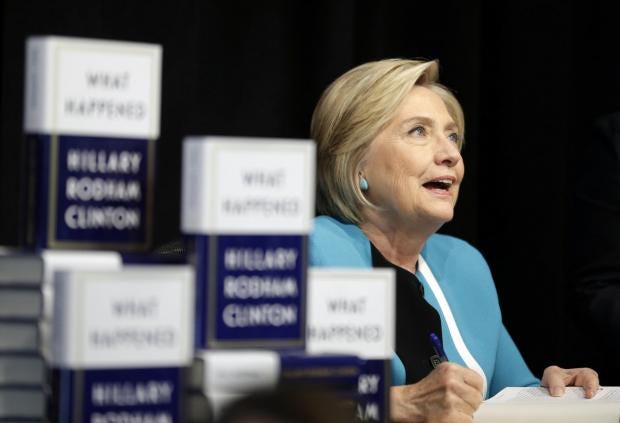 clinton book signing