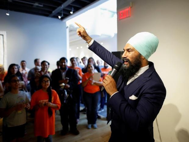 Jagmeet Singh: New Democrats elect Canada's first non ...