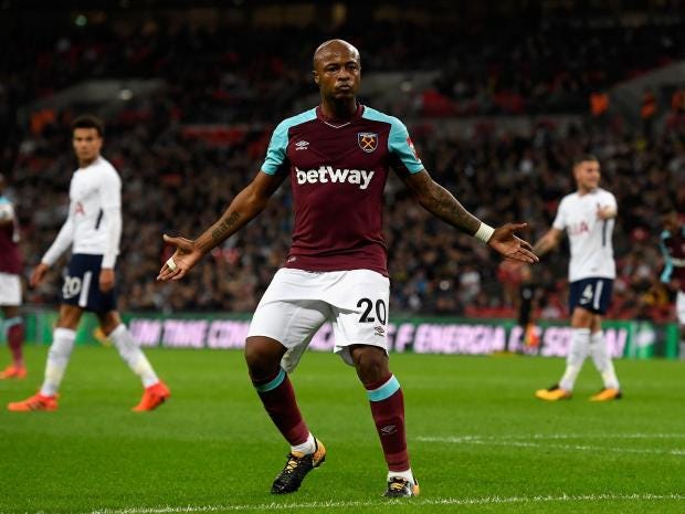 Ayew scores in the Carabao Cup