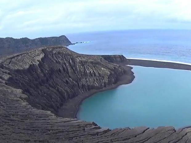 Nasa satellites spot formation of new island in South