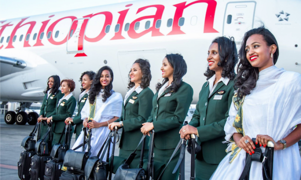 Ethiopian Airlines operates first all-female flight crew in Africa ... Ethiopian Airlines operates first all-female flight crew in Africa