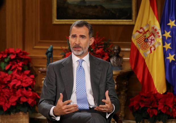 SPAIN KING FELIPE BEGS CATALANS TO STAY Gettyimages-898098730