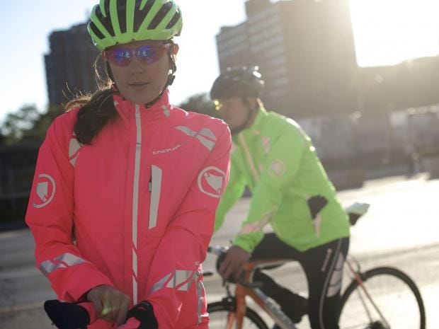 fully reflective cycling jacket