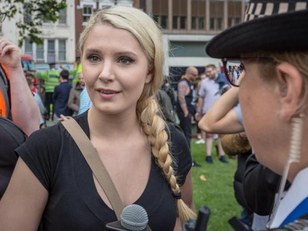 Lauren Southern Far Right Canadian Activist Detained In Calais And