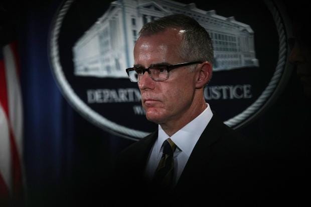 andrew mccabe fired