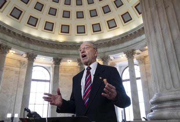 chuck grassley trump mueller suicide