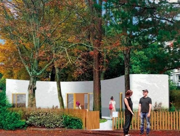 The Worlds First 3D Printed Home In Nantes France Yhnova The Worlds First 3D Printed Home In Nantes France Yhnova