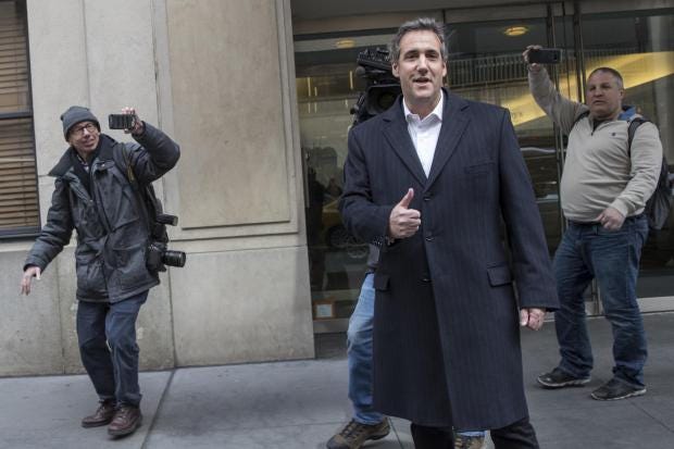 michael cohen access hollywood