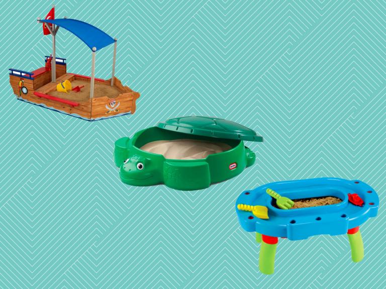 plastic boat sandpit