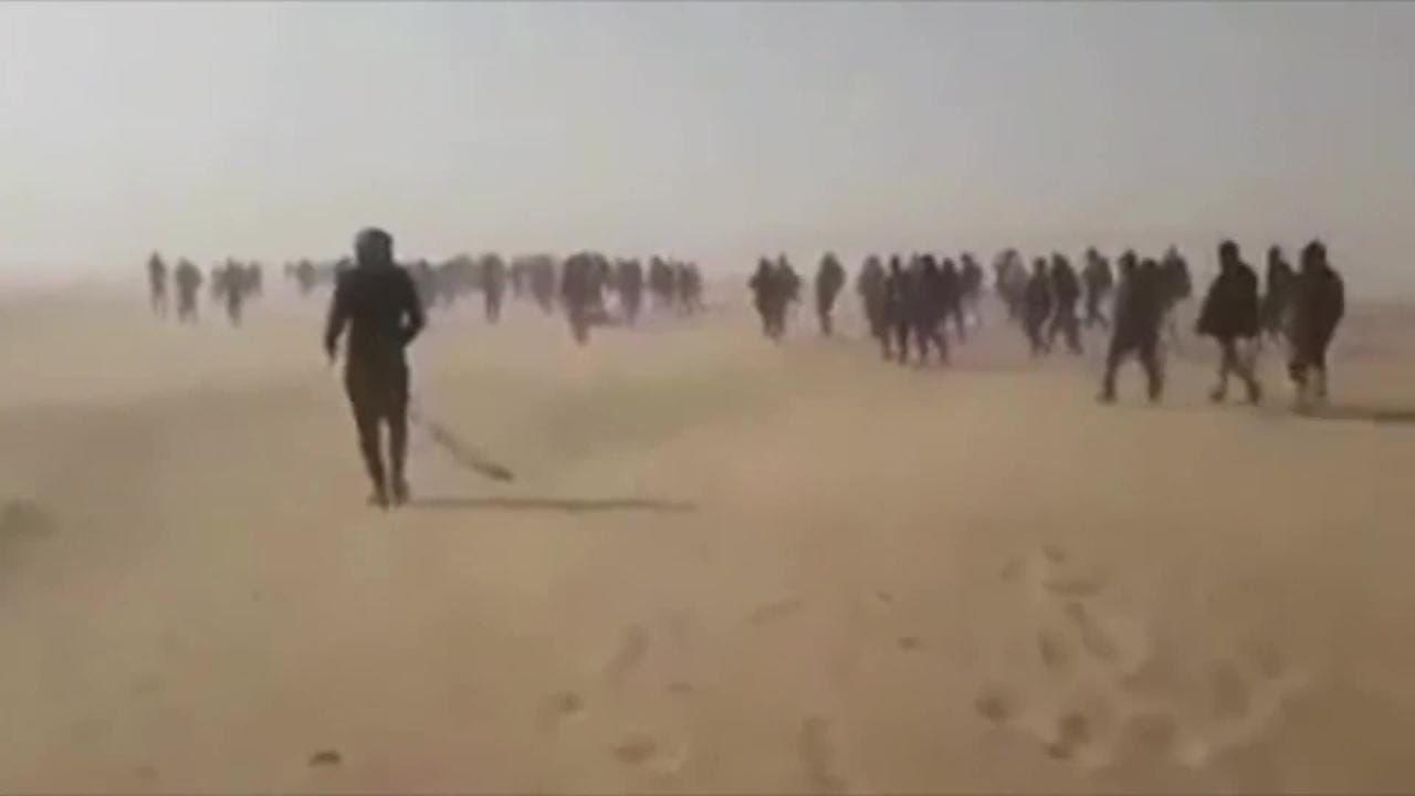Algeria was accused of leaving 13,000 migrants, including pregnant women and children, in the desert 98 Algeria was accused of leaving 13,000 migrants, including pregnant women and children, in the desert 3
