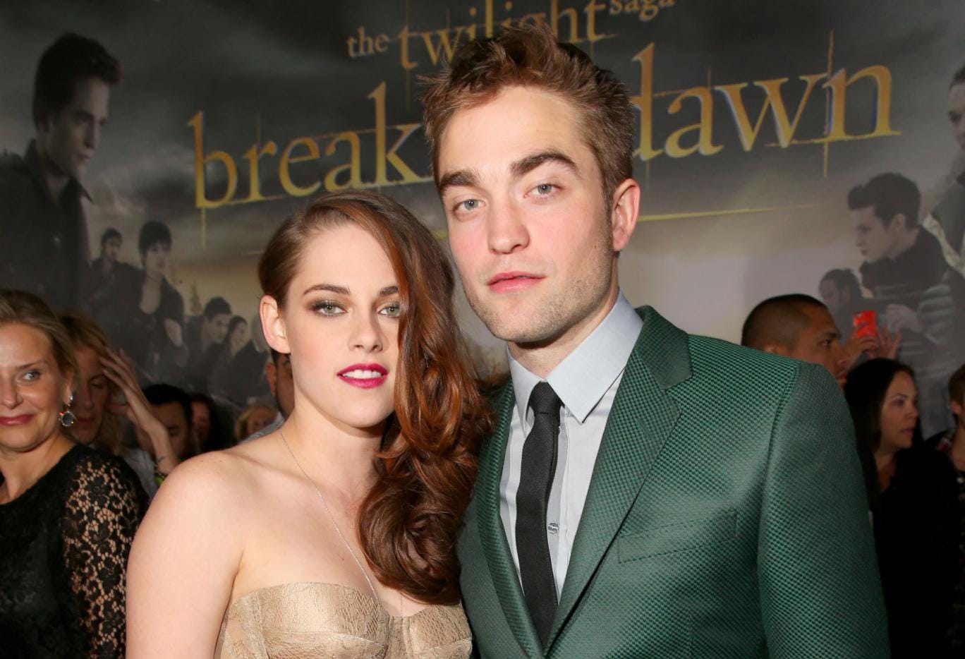 Robert Pattinson with ex-girlfriend Kristen Stewart