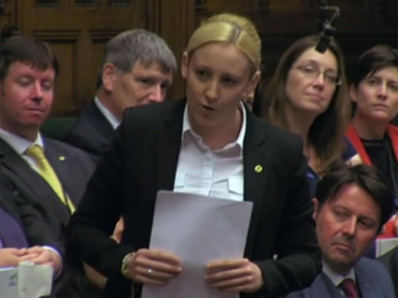 Mhairi Black says Tory MPs stopped looking at her after she delivered ...