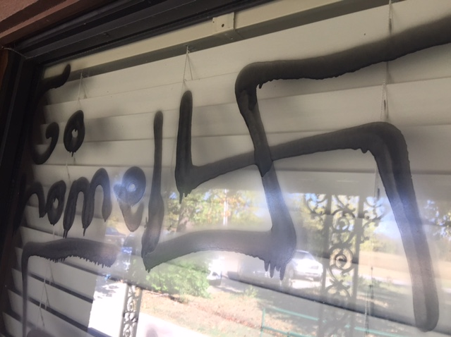 Mosque in Fort Smith, Alabama, USA, vandalized by nazi