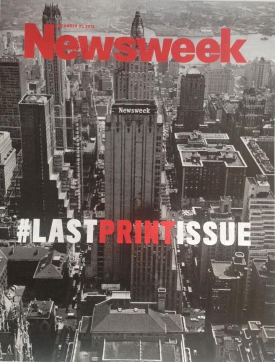 newsweek publishes final print issue