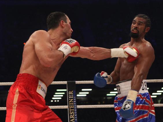 how much did david haye earn against klitschko