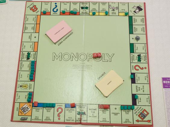 monopoly board original english monopoly board