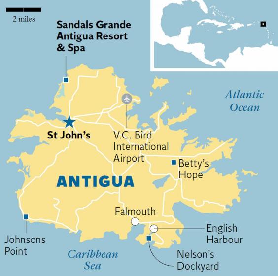 Detailed Map Of Antigua | My XXX Hot Girl