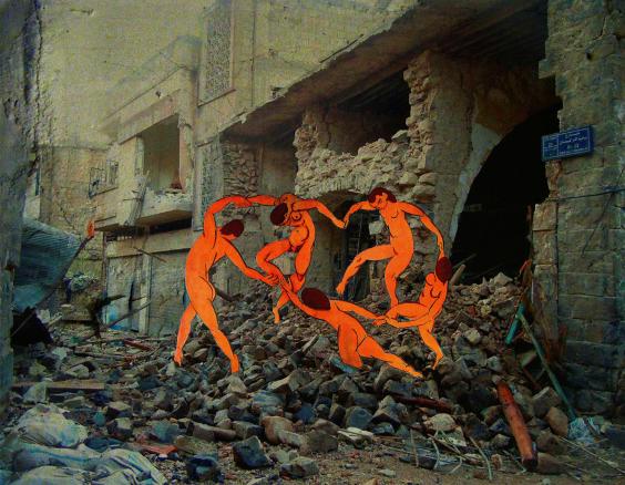 Syrian artist Tammam Azzam paints homeland