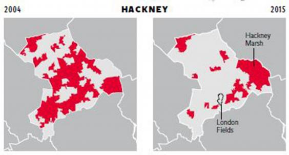 Gentrification pushing some of the poorest members of society out of