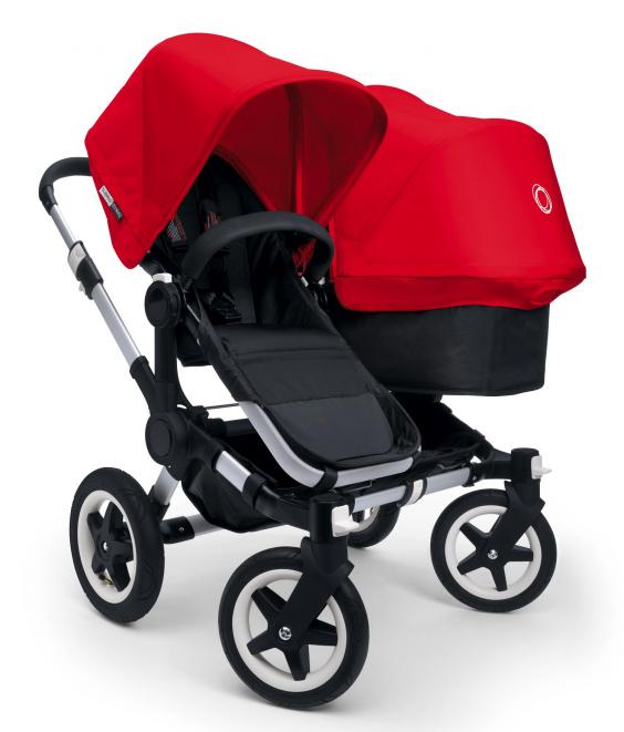 double buggy for new baby and toddler