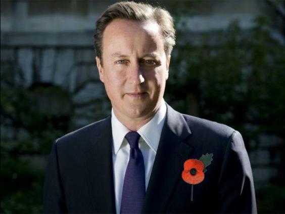 David Cameron poppy picture Photoshoppped on to older image | Home News ...