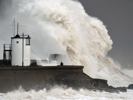 Storm Imogen: Pictures show damage caused by hurricane-force winds that ...