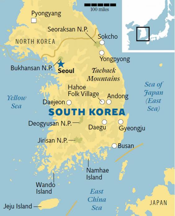 South Korea City Map 40