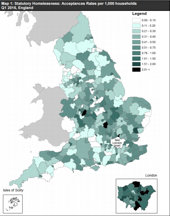 Homelessness in England rises 54% since 2010 | The Independent