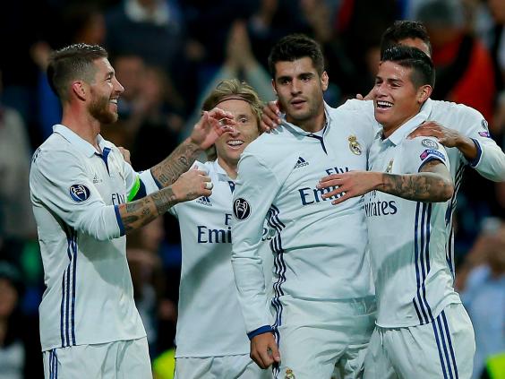 Image result for Real Madrid vs Sporting CP james