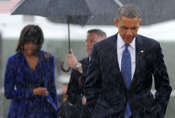 obama umbrella зурган илэрцүүд