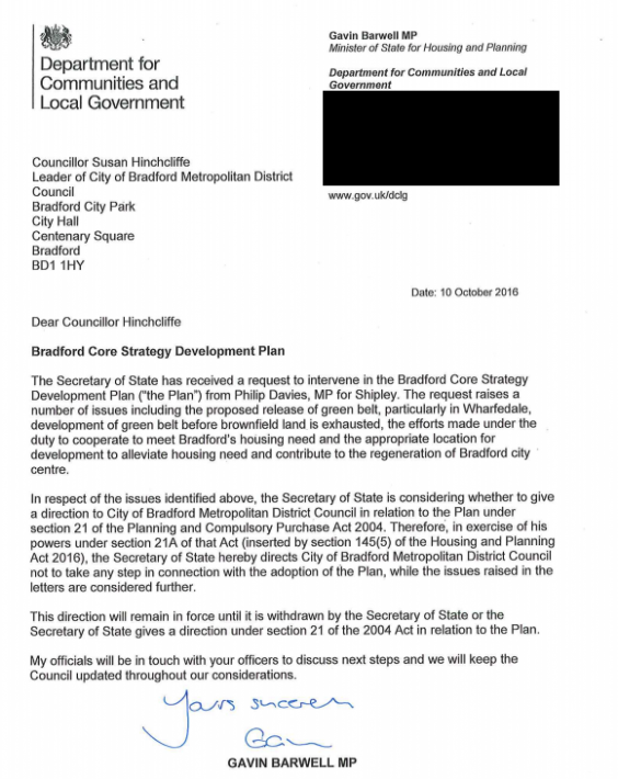 Housing Minister blocks thousands of homes at request of Tory MP Philip ...