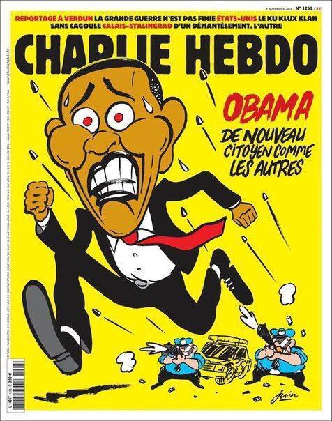 Imagini pentru charlie hebdo obama